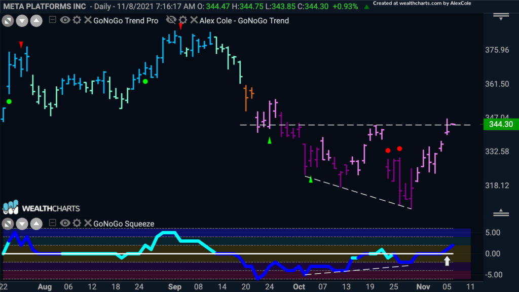 Meta Platforms Inc. Facebook GoNoGo Daily Chart